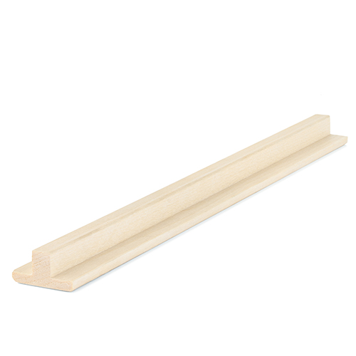 PROSAUNAS Sauna Wood, Aspen 1x2 (17mm x 32mm), T-Moulding Trim
