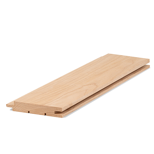 PROSAUNAS Alder Sauna Wood, (15mm x 90mm) Wall Material, Tongue & Groove, STS4 Profile, Nickel-Gap