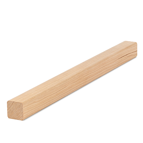 PROSAUNAS Alder Sauna Wood, 1x1  (21mm x 21mm) Smooth 4 Sides Eased Edges, Moulding, SHP Profile