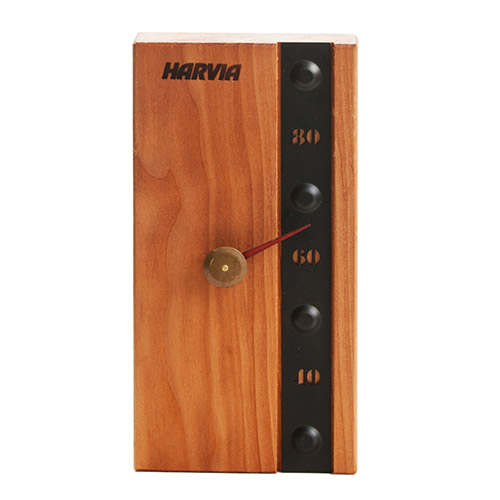 Harvia Legend Sauna Thermometer, Celsius, Aspen and Black Steel