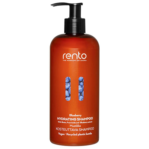 Rento Sauna Hydrating Shampoo, Blueberry, 400mL
