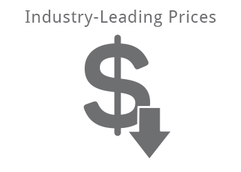 Industry-Leading Prices