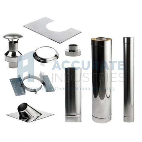HUUM Through-Ceiling Chimney Kit