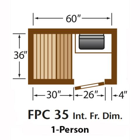 Finlandia FPC-35 Precut Sauna Kit