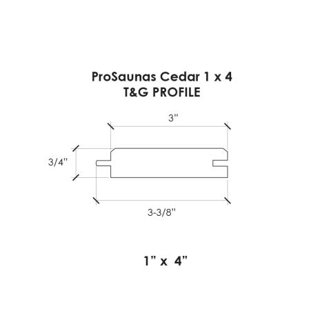 ProSaunas_1x4-T&G_Cedar_Dimensions_1