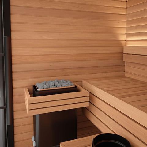 Auroom-Mira-Outdoor-Cabin-Sauna-Kit-Black-Small-Interior-Heater