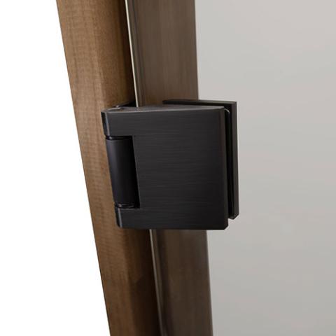 PROSAUNAS Sauna Door, 24" x 73", Thermo-Aspen frame, tinted glass