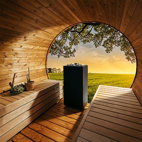 HUUM Core Sauna Heater, Black Finish