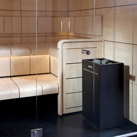 Harvia Virta Sauna Heater In Use