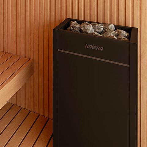 Harvia Virta Sauna Heater In Use