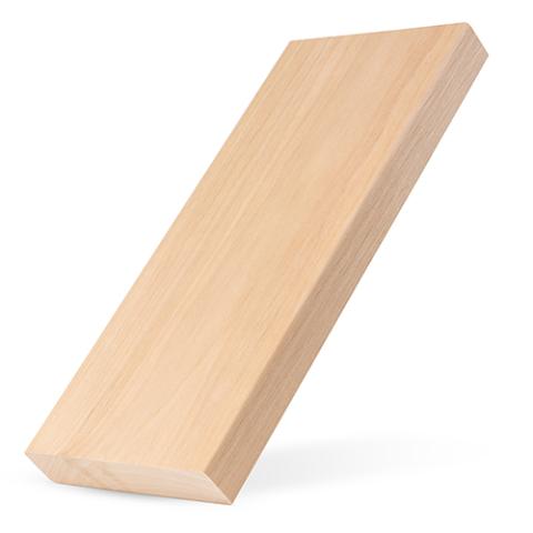 PROSAUNAS Alder Sauna Wood, 2x6 (28mm x 140mm) Bench Material, Smooth 4 Sides Eased Edges, SHP Profile