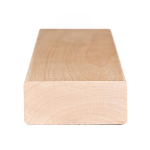 PROSAUNAS Alder Sauna Wood,  2x3 (28mm x 65mm) Bench Material, Smooth 4 Sides Eased Edges, SHP Profile