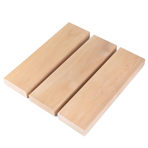 PROSAUNAS Alder Sauna Wood, 2x4 (28mm x 90mm) Bench Material, Smooth 4 Sides Eased Edges, SHP Profile