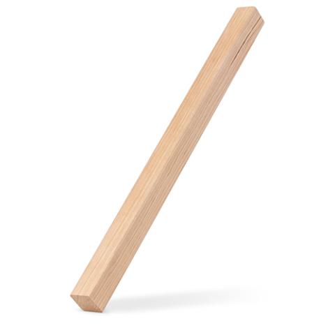 PROSAUNAS Alder Sauna Wood, 1x1 (21mm x 21mm) Smooth 4 Sides Eased Edges, Moulding, SHP Profile