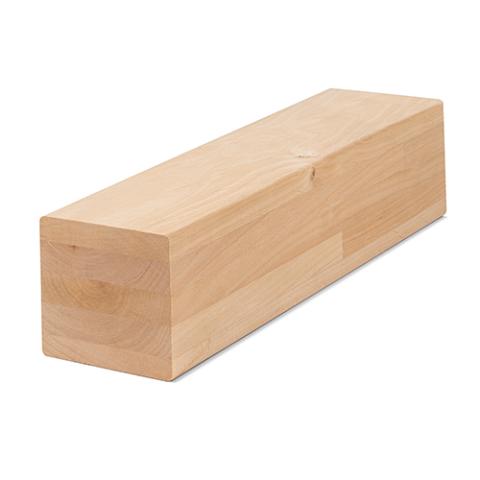 PROSAUNAS Alder Sauna Wood, 3x3 (68mm x 68mm) Bench Material, Smooth 4 Sides Eased Edges, SHP Profile