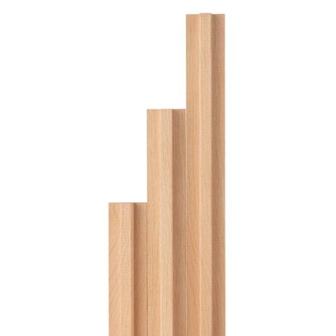PROSAUNAS Alder Sauna Wood, 1x2 (17mm x 32mm) T-Moulding