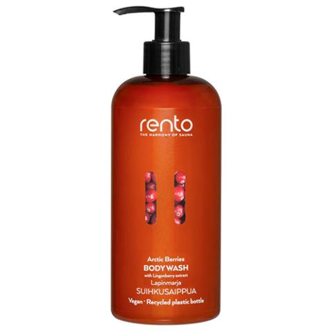 Rento Sauna Body Wash, Arctic Berries, 400mL