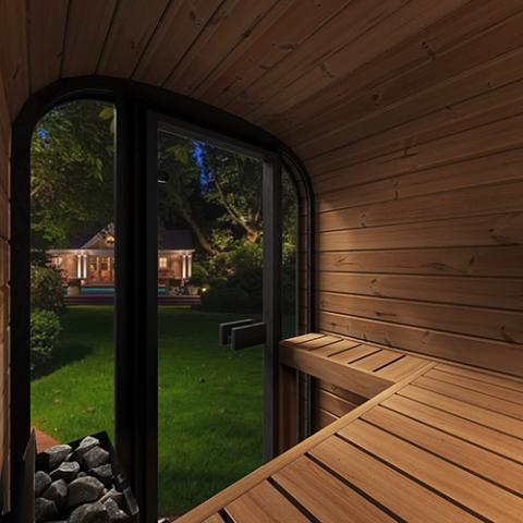 SaunaLife Model CL3G Outdoor Sauna
