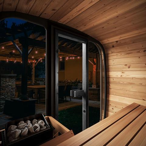 SaunaLife Model CL4G Outdoor Sauna