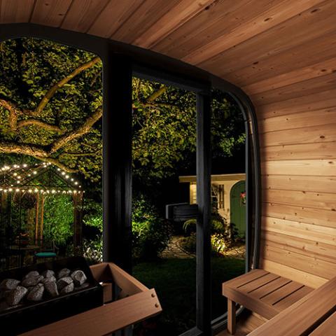 SaunaLife Model CL5G Outdoor Sauna