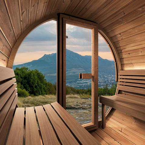 SaunaLife Model E7G Sauna Barrel