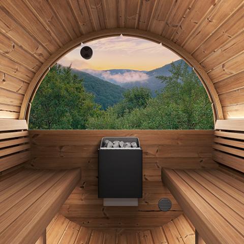 SaunaLife Model E8W Sauna Barrel