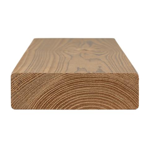 PROSAUNAS Thermo-Spruce Sauna Wood, 2x4 (26mm x 90mm), Smooth 4 Sides Eased Edges, SHP Profile