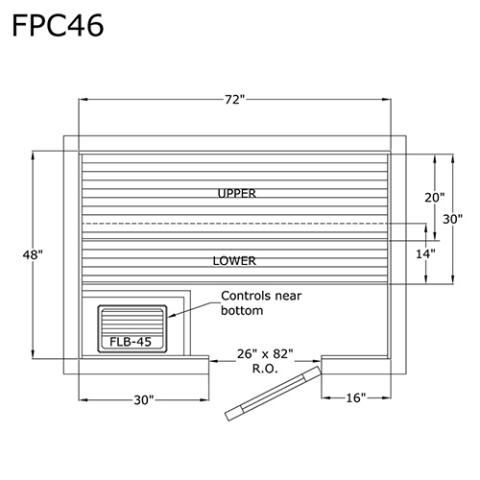 Finlandia FPC46 Precut Sauna Package