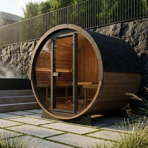 SaunaLife Model EE8G Sauna Barrel