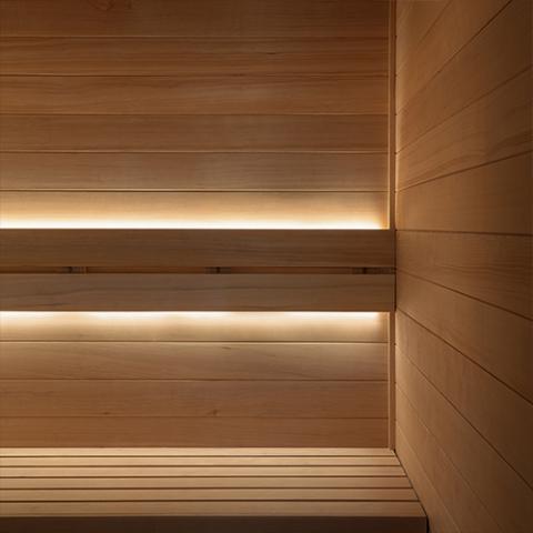 PROSAUNAS Dimmable White LED Light Strip Kit for Saunas