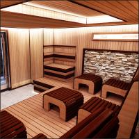 Custom Health Club Sauna Rooms