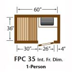 Finlandia FPC-35 Precut Sauna Kit