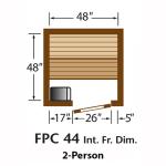 Finlandia FPC-44 Pre-Cut Sauna Kit
