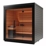 Auroom-Mira-Outdoor-Cabin-Sauna-Kit-Black-Large-Main-Image