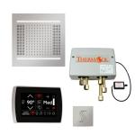 ThermaSol Total Wellness Package - HydroVive 14 Rainhead + SignaTouch Control (Wall Mount) + Digital Shower Valve + Steam Head Kit (Square) TWPH14SR-PC Polished Chrome