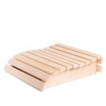 Prosaunas Spruce Contoured Wooden Sauna Headrest 1