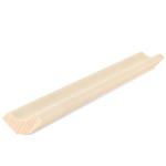 PROSAUNAS Sauna Wood, Aspen 1x2 (14mm x 30mm), Inside Corner Trim, Cove Moulding, SI Profile