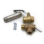Amerec 8813-0605, Valve Kit, 10 PSI, 3/4" Relief and 3/4" Ball Valve