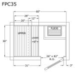 Finlandia FPC35 Precut Sauna Package