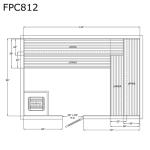 Finlandia FPC812 Precut Sauna Package